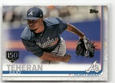 2019 TOPPS #118 JULIO TEHERAN 150TH ANNIVERSARY ATLANTA BRAVES