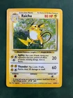 Pokémon TCG Raichu Base Set Holo Unlimited Rare