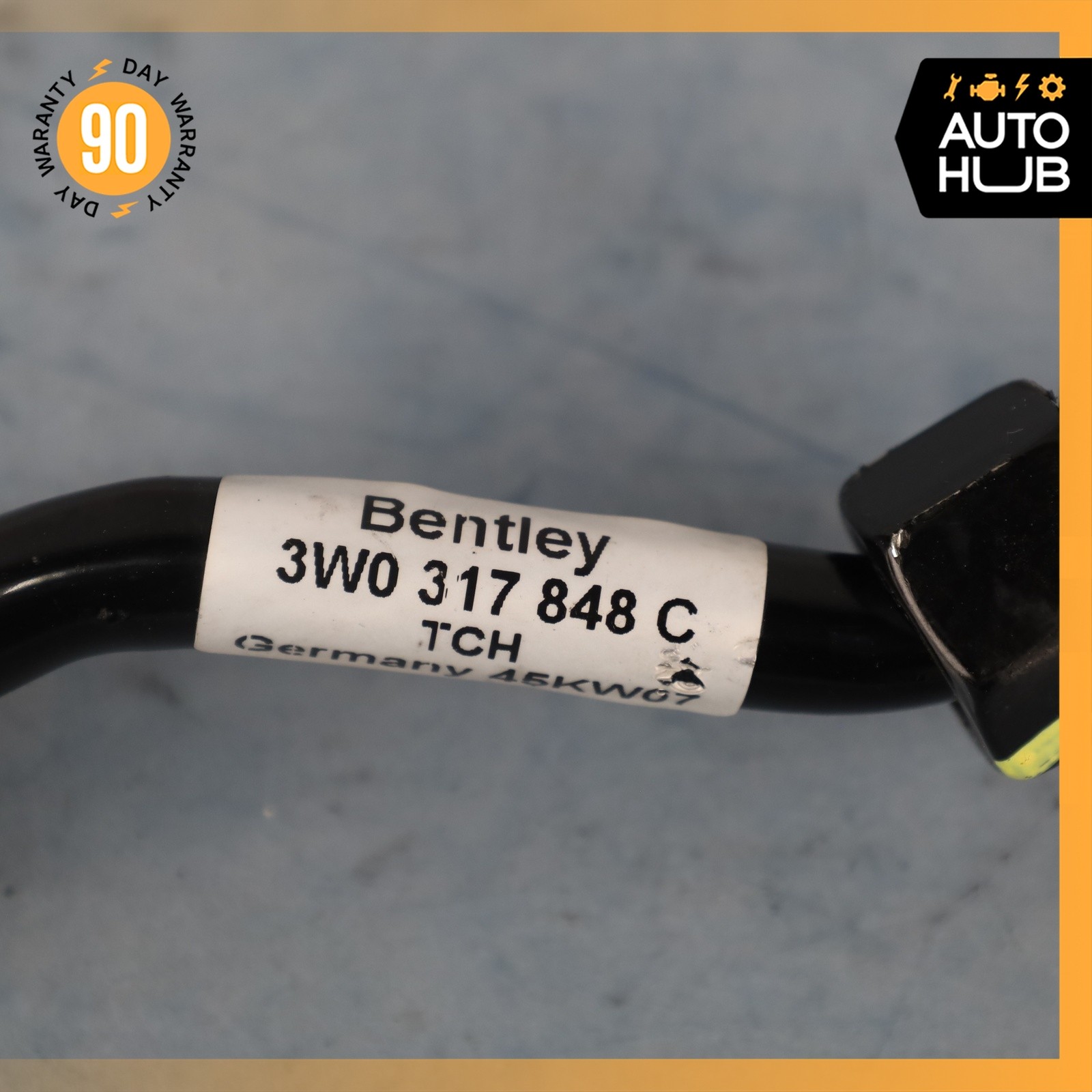 03-13 Bentley Continental GTC 6.0L Left Transmission Oil Cooling Line OEM 43k