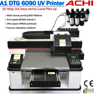 A1 UV Flatbed Printer 6090 Wide-format For Mass Production 3D Relief printing