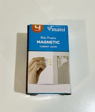 Maisi Magnetic Cabinet Locks Baby Proofing 4-Pack New Sealed