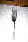 Wallace ROSE POINT STERLING SILVER Cold Meat Server MEAT FORK