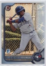 2022 Bowman Draft 1st Edition Sky Blue Foil Luis Meza #BD-89 0su2