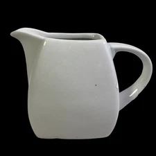 Simple Dining by Target Sleek  White Contemporary Creamer Pitcher  Ceramic