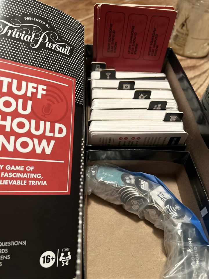 Hasbro Gaming Trivial Pursuit Stuff You Should Know Podcast party trivia game - Image 2 of 3