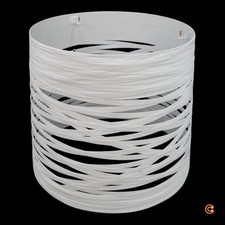 Foscarini Tress Grande LED Hängeleuchte Lampenschirm 48x41cm greige grau beige