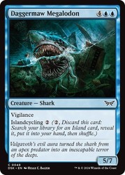 Daggermaw Megalodon 48/469 Duskmourn: House of Horror Foil Common