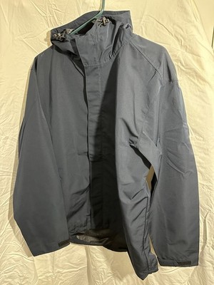 New Line Of Trade Portland Rain Full Zip/Snap Hooded Jacket Navy Size 2XL
