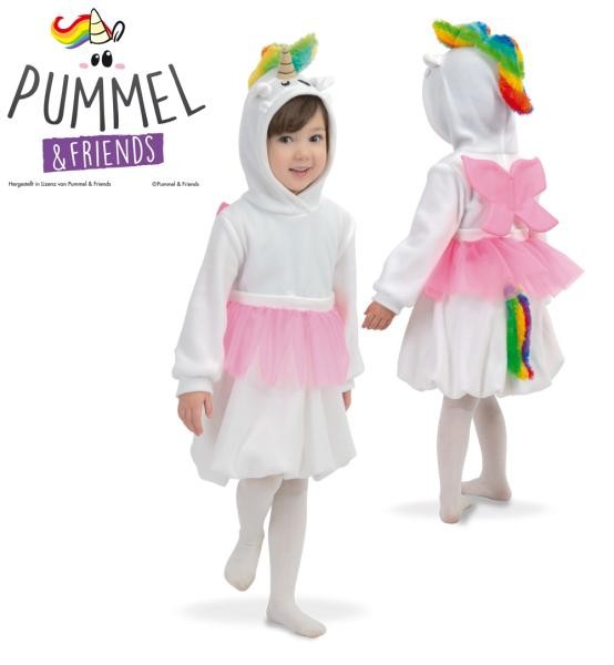 Fasching KostüM Pummeleinhorn 2-Tlg. Kleid Mit FlüGel Und Schweif 98-image