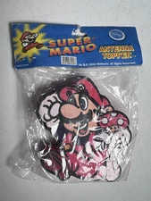 Vintage Nintendo Super Mario 2004 Car Antenna Topper 2004 Rare Brand New Sealed