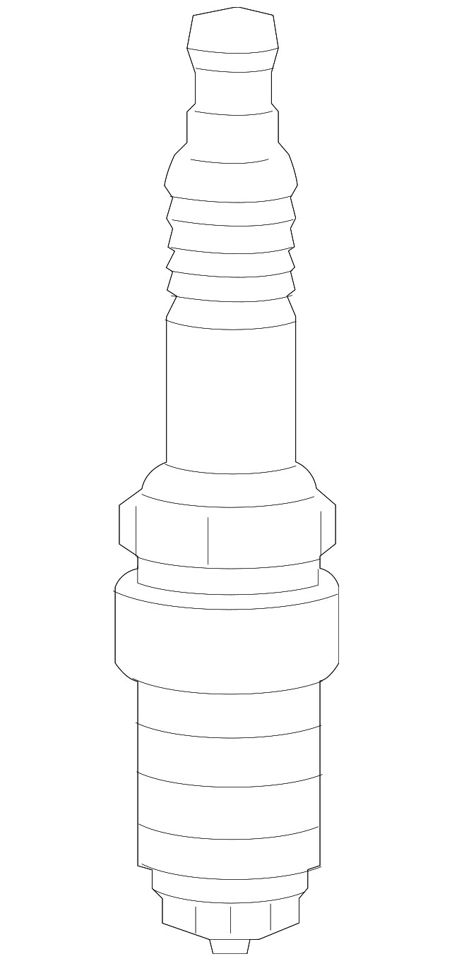 Genuine Porsche Spark Plug 958-170-222-90