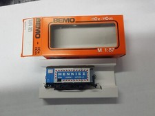 BEMO 2274 321 SCALA H0m 1/87 CARRO CHIUSO 2 ASSI GK 511 HENNIEZ  MOB MONTREUX