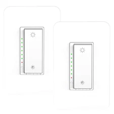 2X  Smart Light Wi-fi Dimmer Switch Works with Amazon Alexa Google Home 