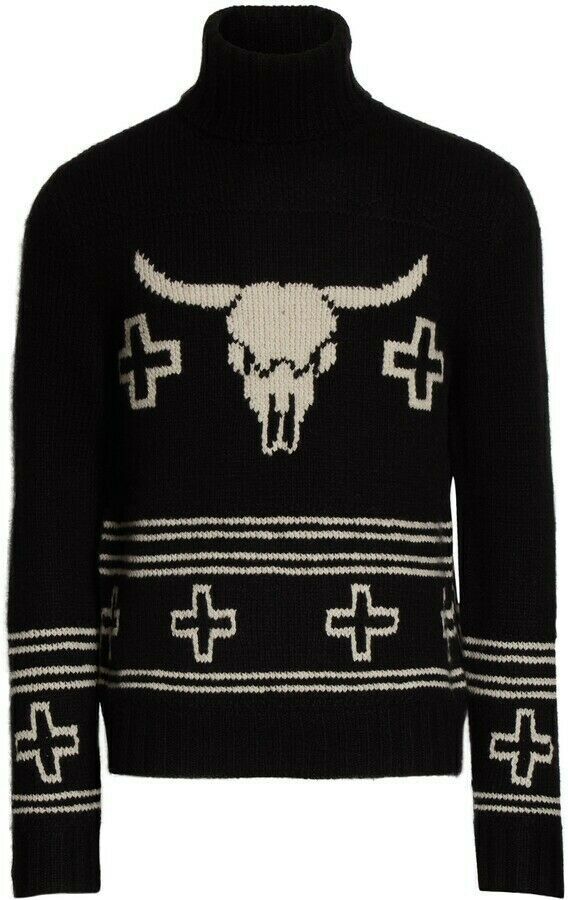 Purple Label Ralph Lauren Cashmere Western Cowboy Steer Purple Label Ralph Lauren Cashmere Western Cowboy Steer