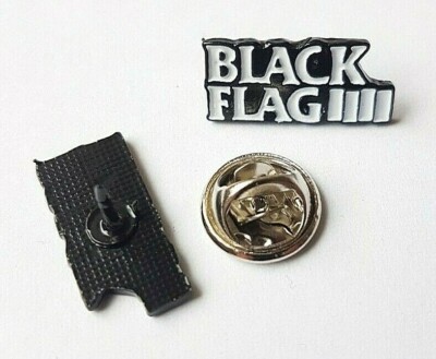 BLACK FLAG SMALL PIN MBA 207
