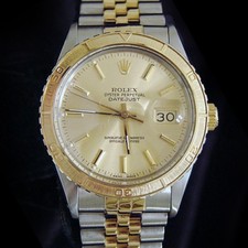 Rolex Datejust Thunderbird Turn-O-Graph 2 toni oro 14k e acciaio inossidabile 16253