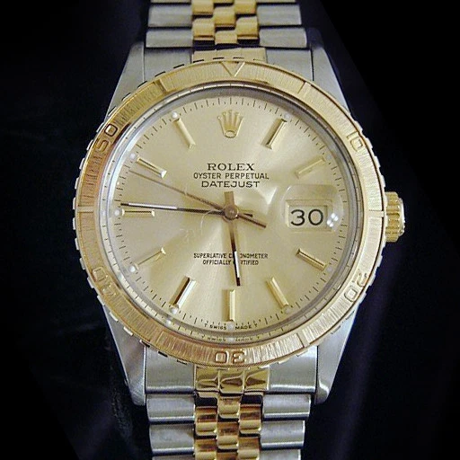 Rolex Datejust Thunderbird Turn-O-Graph 2Tone 14k Gold & Stainless Steel 16253