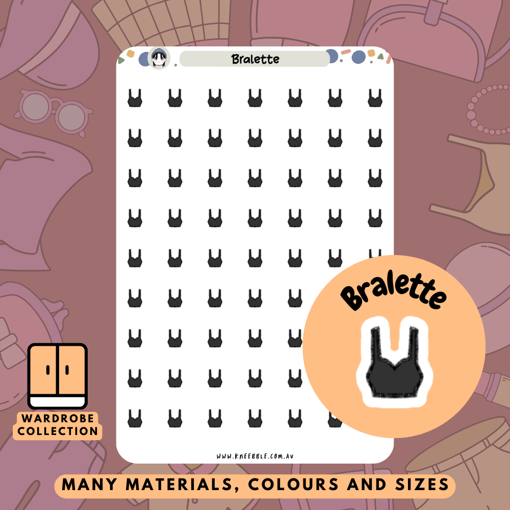 Pegatinas Bralette Top Planner