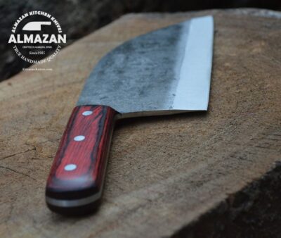 New Almazan Kitchen Knife with Hand Forged High Carbon Blade with
