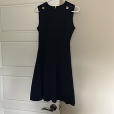 Calvin klein Sleeveless Sheath Dress w/ Zip Up Back - size 2 - navy