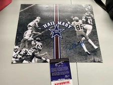 Drew Pearson signed “Hail Mary” 16X20 PRINT / COA