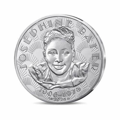 Joséphine Baker 10€ Argent Superbe MONNAIE DE PARIS Pièce - 第 1/3 張圖片