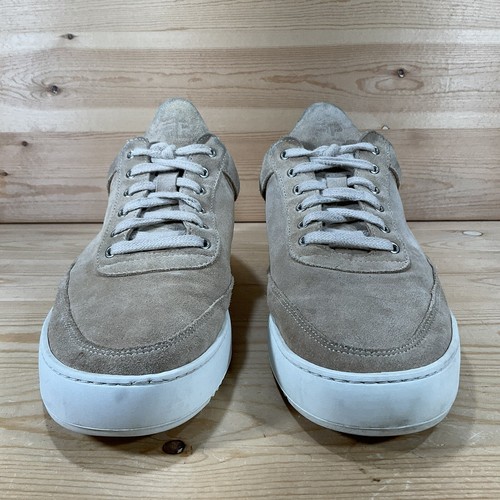 Filling Pieces Low Top Ripple Lane Suede Sneakers Men’s 11 EU 44 Tan Off White - Picture 6 of 10