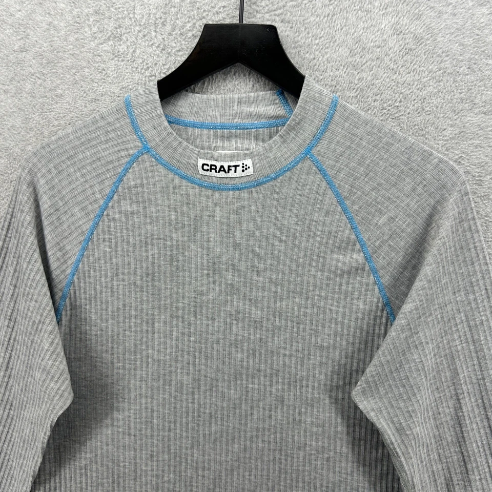 Camisa de Ciclismo CRAFT Para Hombre Talla XL Gris Manga Larga Pullover Rendimiento Foto 4 de 4