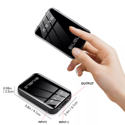 Imuto Caricabatterie Portatile Batteria Esterna Power Bank Con Smart Display Digitale A Led