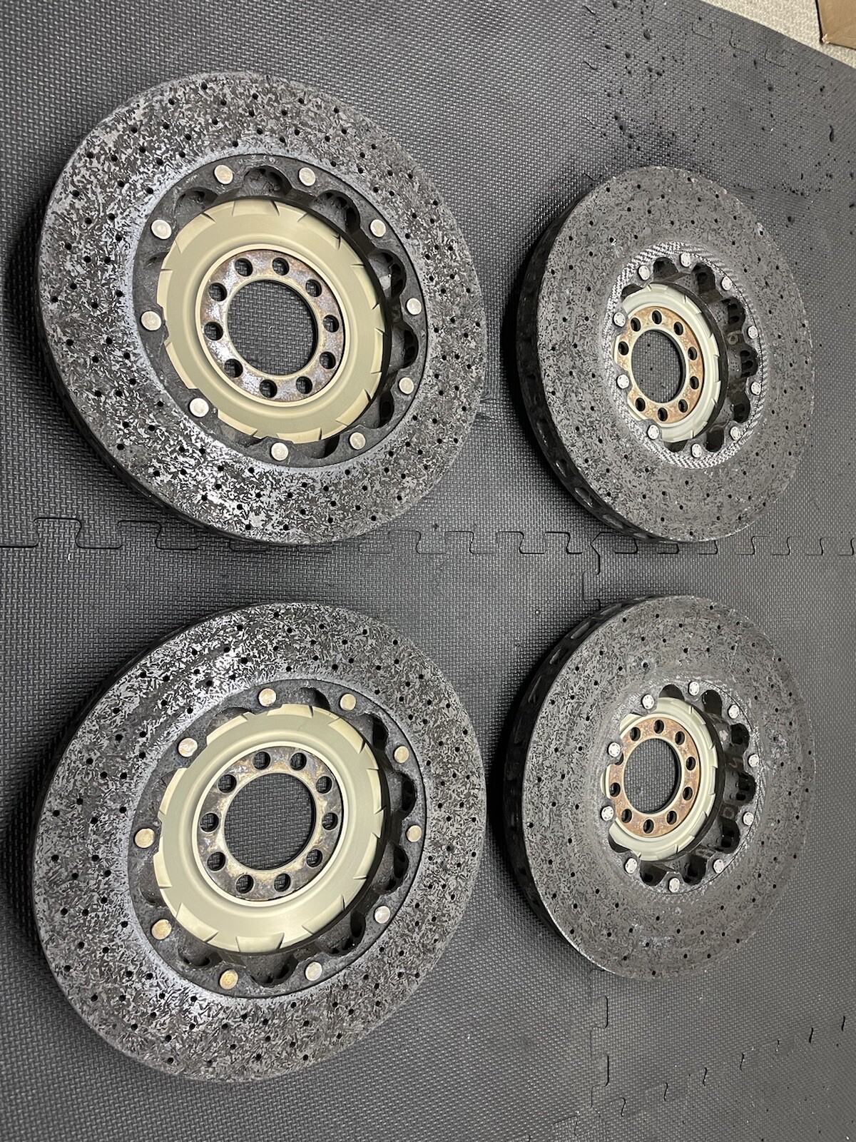 2012 458 Ferrari Challenge Carbon Ceramic Rotors (front & Rear) Very Low Miles