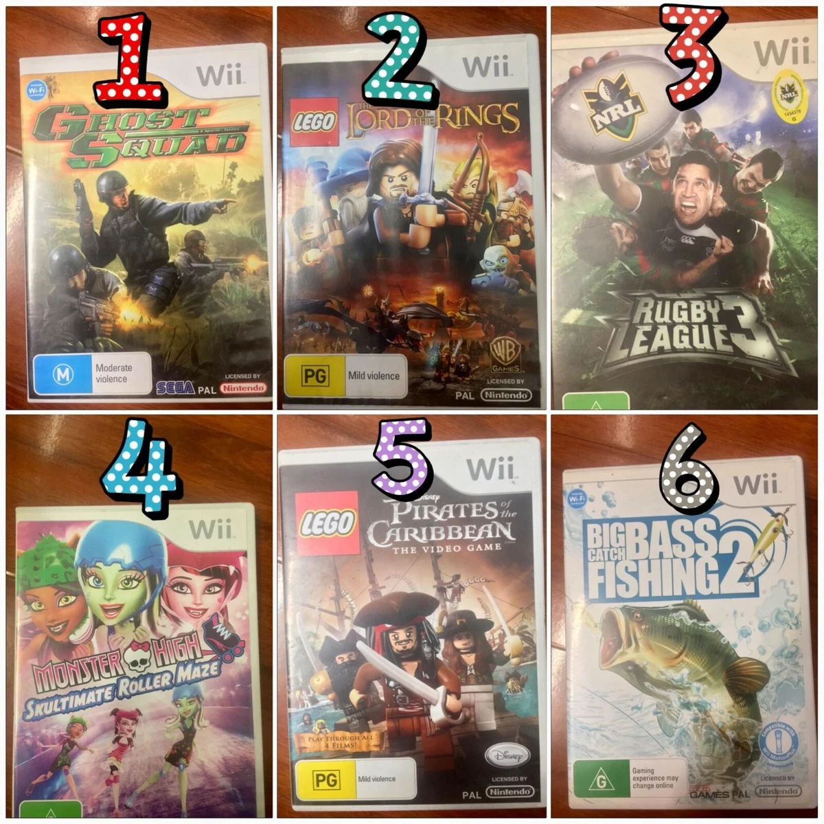 Video Game Bundle Lot Individual Sale XBOX 360 PS3 WII eBay