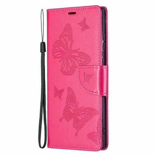 Coque téléphone cuir papillon à rabat pour Samsung S22 S21 S20 Plus Ultra A13 A32 A12 - Photo 4 sur 15