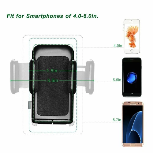 Car Windshield Mount Cradle Holder Stand GPS for Cell Phone Universal 360° - Picture 4 of 6