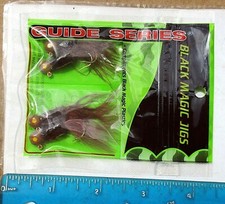 20ct BROWN Mix CRAPPIE Fishing JIGS Doll Fly Hal Fly type Lures 3g Panfish Baits