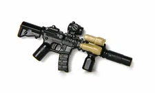 MK18 MAWL Assault Rifle fits compatible with toy brick minifigures Army M4