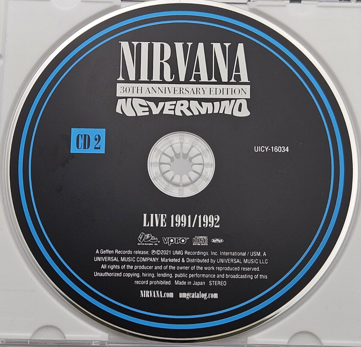 NIRVANA Nevermind 30th Anniversary Deluxe Edition Japan 2