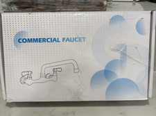 COMMERCIAL FAUCET POT FILLER KITCHEN FAUCET POLISHED CHROME 2 HANDLE 1.2 GPM