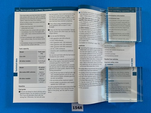 2016 Mercedes CLA CLA250 CLA45 AMG Owners Manual + Owner Supplement Books Set - Picture 9 of 10