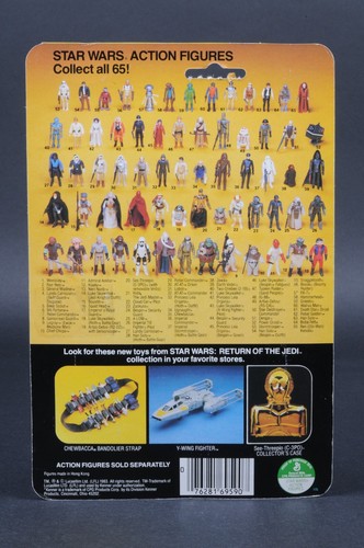 1983 Kenner Star Wars ROTJ 65 Back B Bib Fortuna Coin Offer Sealed MOC - Picture 10 of 11