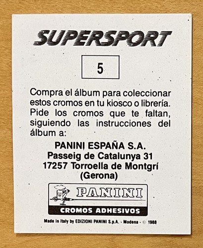 Isiah Thomas 1987-88 Panini Spanish Sticker #5 Very Rare Detroit Pistons HOF NM+ - Photo 2 sur 2