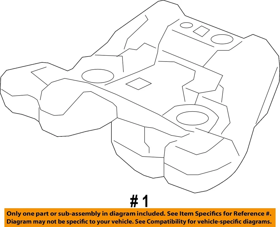 2012 2013 Chevrolet Caprice OEM Fuel Tank With Pump 19 Gallon - Image 4 of 4