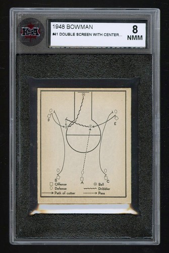 Double Screen [With Center Court Kept Open] #41 1948 Bowman card