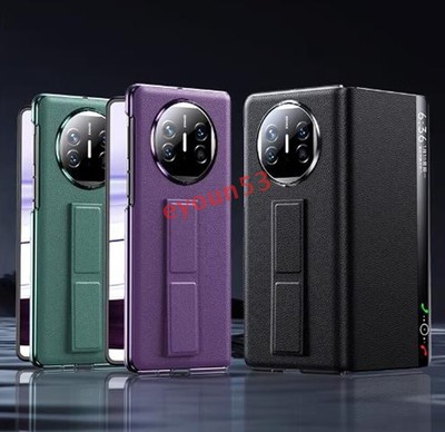 For Huawei Mate X5 X3 Collector Case Wristband Stand Glossy Ultra Slim Cover