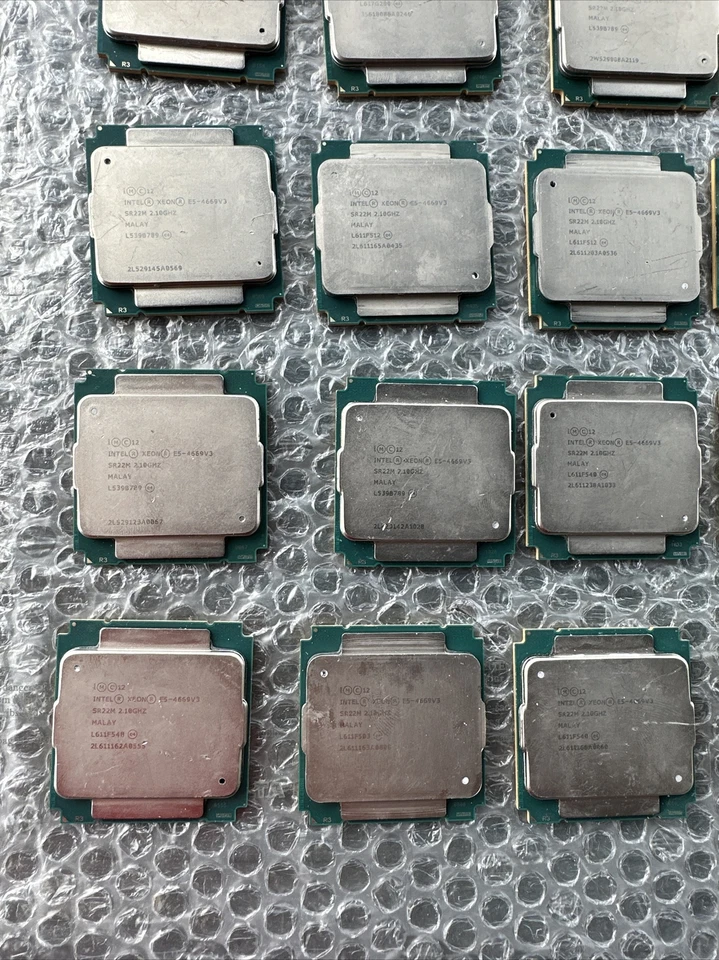 E5-4669V3 -25 X CPU Xeon Quad Socket - 18 Core Da Testare - Immagine 4 di 4