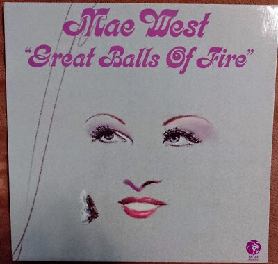 LP Mae West- Great Balls Of Fire Rock&Roll 1972 neuwertig professionell ger.