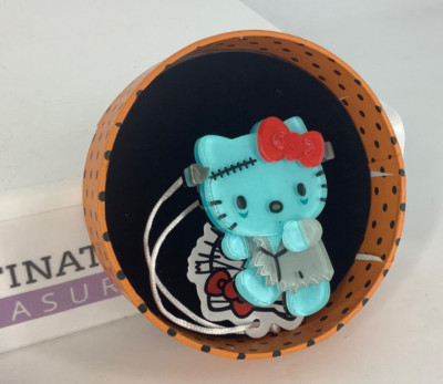 Erstwilder X Hello Kitty HALLOWEEN Costume Contest Frankenstein Monster Pin NIB
