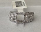 Sterling Silver Oval 6.8x5.8 Setting Size 6 — photo 2