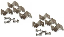 2 Sets Solar Panel Z Bracket Mount Mounting Set Rv Boat Off Grid