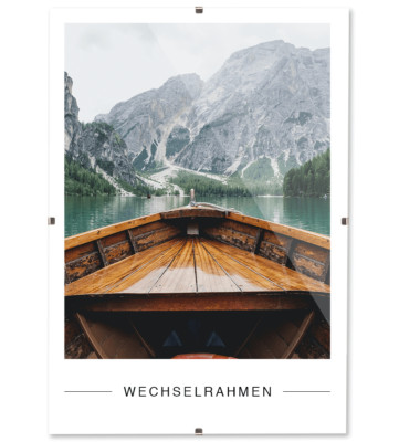 Clip Frame Bild Bilderrahmen Rahmenloser Poster  61x91,5cm  Fotorahmen 
