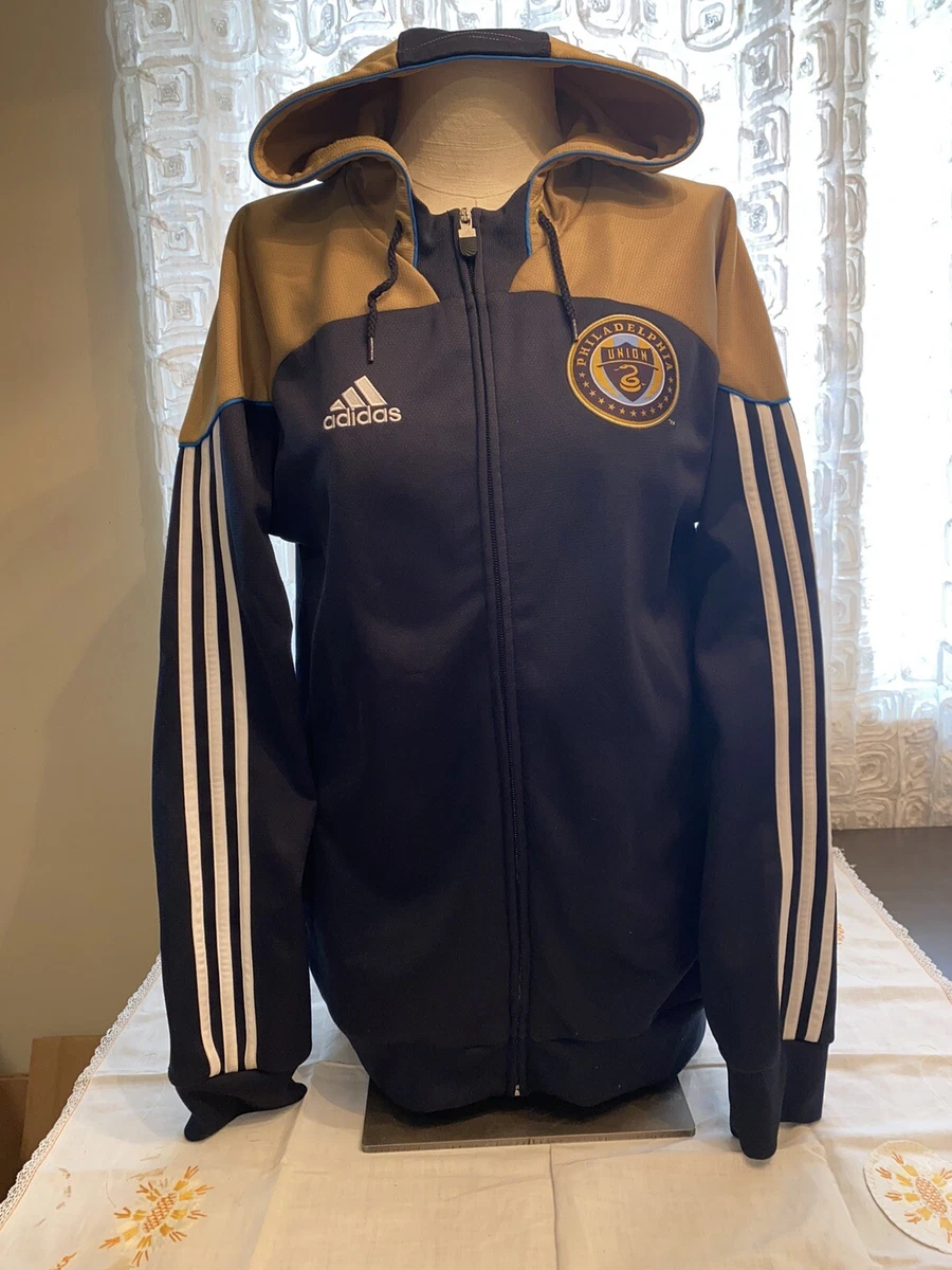 Adidas track sales hooded jacket